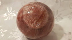 Aura quartz, a special mineral sphere of more than 1 kg! You are a miracle! Diameter: 9.6 cm!