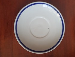 Zsolnay jelzésű porcelán tányér, csészealj, 15,5 cm