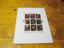 Star trek stamp collection commemorating the morton picture 18. November 1994. G 72/2