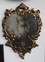 Antik Julius Dressler barokk falikép
