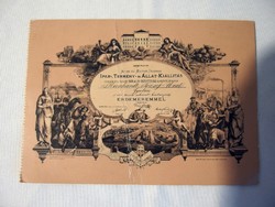 Szeged vásári oklevél postatiszta képeslap