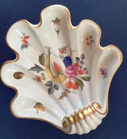 Herend porcelain serving plate with fruit pattern