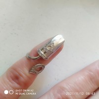Új egyedi Köröm gyűrű 925
