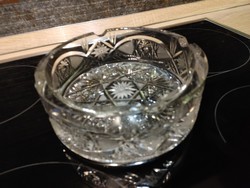 Special giant corporate ashtray glass crystal bowl 18 cm