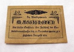 Régi utalvány 1920. Ausztria 5.4
