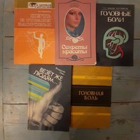 5 db. Orvosi, Szépségápolás, pszichológia könyvek orosz nyelven