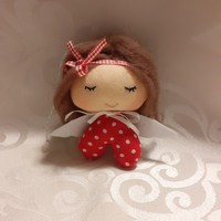 Christmas angel doll with Christmas tree decoration