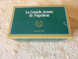 La grande armée de napoléon - austerlitz 1805. Cannon in a model box.