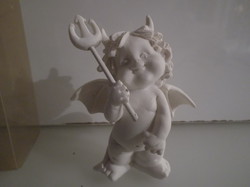 Statue - Igor - devil - in box - 6.5 x 5 5 cm - ceramic - perfect