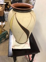 Ceramic vase, 50 cm high, flawless, for home decoration.