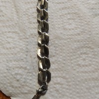 Antik  ezüst zsebóra lánc
