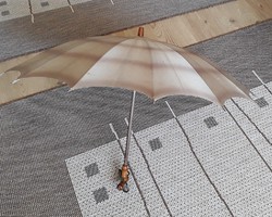 retró fanyelű esernyő, gyerek esernyő, női esernyő