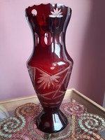 Crystal vase - 27 cm