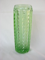 Retro ... zöld színű üveg  váza