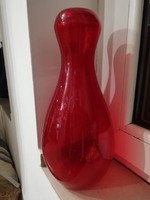 Leonardo piros nagy váza .30 cm
