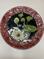 Schütz blansko. Wall plate with flower pattern