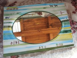Fine art marked ceramic wall mirror - I recommend it for a children's room
