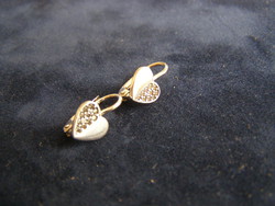 Pair of white gold earrings, solid, elegant, beautiful