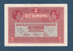 1917 2 Crown deutschösterreich stamp aunc