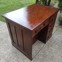 Desk with lingel, art deco central lock, in good condition