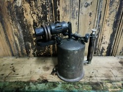 Gasoline soldering iron, old industrial tool from tinsmith workshop