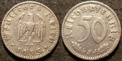 Német III. Birodalom 50 pfennig  1935J