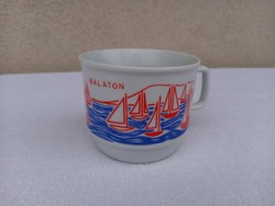 Zsolnay porcelain_balaton mug_rare