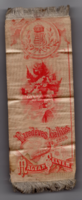 Antique silk bookmark