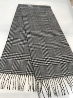 Checkered scarf, 150 x 30 cm