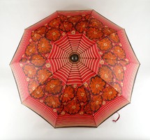 1G748 vintage japanese umbrella with retro mandala pattern