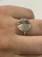 Ezüst 925 brilles gyönyörű gyűrű 18mm átmérő