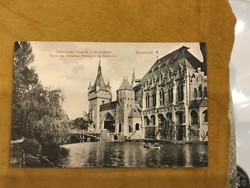 Vajdahunyad castle on Budapest postcard