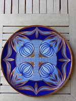 Hollóház porcelain Saxon endre wall plate