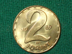 2 Forint 1989! It was not in circulation! It's bright!