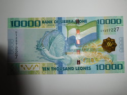 Sierra leone 10,000 leones in 2013 and the largest denomination