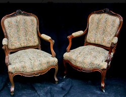 2 pcs. Rococo armchair