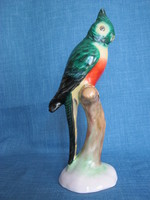 Bodrogkeresztúri kerámia madár papagáj  25 cm