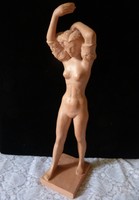 45 Cm. Gondos j. Nude statue.