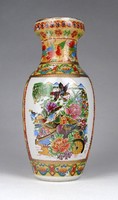 1G753 Chinese pattern porcelain vase 15 cm