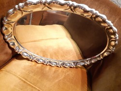 Large silver tray