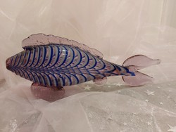 Retro Muránói üveg hal