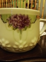 Gyönyörű Ibolya csokros antik teás csészék