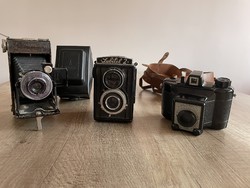 Kodak junior lubitel2 buddy cameras right from the basement for 1 forint!