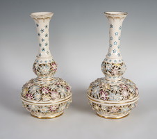 Fischer emil ceramic vase in pairs