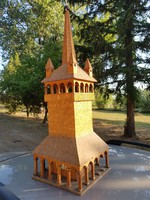 Transylvanian wooden church model