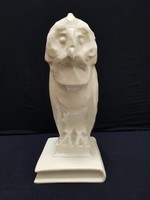 Herendi porcelán, Art Deco stílusú bagoly könyvön.