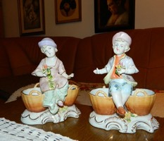 Italian porcelain couple from Milan