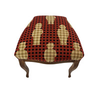 Újragondolt Bieder design puff/előszoba szék