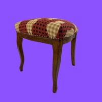 Újragondolt Bieder design puff/előszoba szék