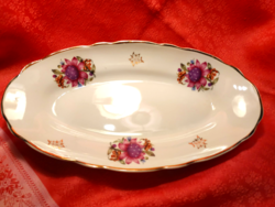 Beautiful oval porcelain serving bowl